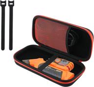 🧰 procase hard travel case for klein tools et310 ac circuit breaker finder and gfci outlet tester, eva protective storage carrying case with 2 cable ties and inner mesh pocket -black логотип