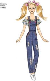 img 3 attached to 👗 Simplicity S8865 Doll Clothes Sewing Patterns - Perfect Fit for 11.5" Dolls, Code 8865