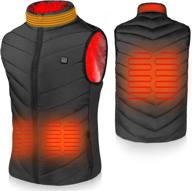 🧥 heated vest, unisex electric heating vest for skiing, hunting, and fishing - stay warm! logo