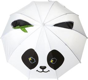 img 2 attached to Kidorable Girls Panda Umbrella White