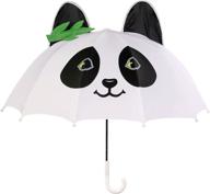 kidorable girls panda umbrella white logo
