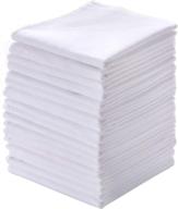 🧣 cotton solid white handkerchief hankie for enhanced seo logo