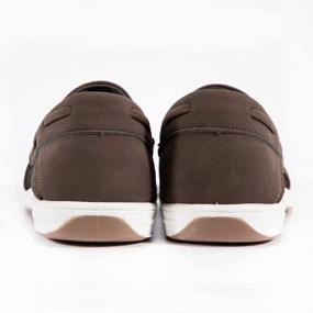 img 2 attached to 👞 Коричневые удобные повседневные мокасины для мальчиков: ботинки CHERRY POPO 05