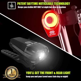 img 3 attached to 🚲 BLITZU Gator 390 USB Rechargeable LED Bike Light Set: Waterproof, Easy-to-Install Safety Lights for Kids, Men, and Women in Road Cycling