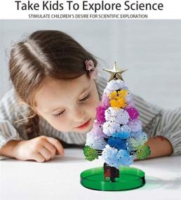 img 1 attached to 🌳 ELEpure 2PCS Magic Growing Tree, DIY Mother's Day Decorations Crystal Paper Tree - Novelty Kit for Mothers, Funny Presents and Party Toys | Color Tree