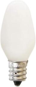 img 1 attached to 💡 Meridian Electric 13201 C7 Incandescent Night Light Bulbs, Small Size, White, 4-Pack