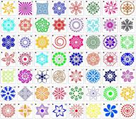 enhance your artistry with 56 pack mandala stencils: perfect for painting, drawing & dotting - rock, wood, and more! logo