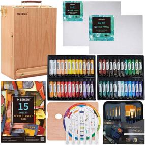 MEEDEN Artist Acrylic Painting Set with Sketch Easel Box - MEEDEN Art