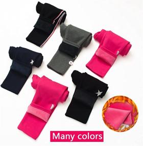 img 3 attached to 🧥 MEILONGER 3-Pack Winter Fleece Leggings for Girls' Clothing