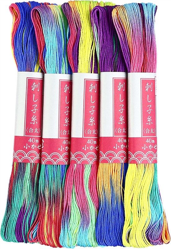 sashiko thread 40m col 101 yokota 로고