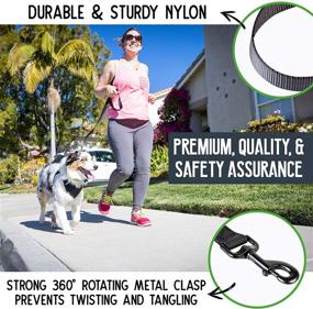 img 1 attached to 🐾 Premium Dog Harness with No Pull, Anti-Choke Design - Adjustable Training Vest with Reflective Mesh, Soft Padding, and Front & Back Collar Leash Clips for Puppy, Small, Medium & Large Dogs - Pet Craft Supply