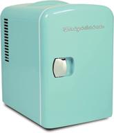 🍃 frigidaire mint efmis149_amz mini portable compact personal fridge cooler: 4l capacity, chills 6 cans, freon-free & eco friendly | for home & car use логотип