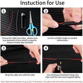 img 3 attached to Lamoutor 0 12 Shrink Tubing Electrical: Ultimate Solution for Wire Insulation and Protection