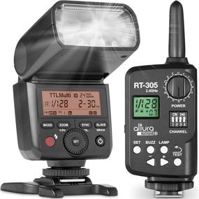 img 4 attached to 📸 Altura Photo AP-305C Canon Flash with Manual Trigger - Camera Flash for Canon R, RP, 90D, 80D, 70D, SL2, T7I, T6, T6I, 5D, 6D, 7D, M6, M50 - 2.4GHz TTL Speedlite for DSLR and Mirrorless Cameras
