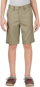 img 3 attached to 👖 Dickies Khaki Stretch Desert 20 Boys' Clothing: Flexible Style for Active Kids