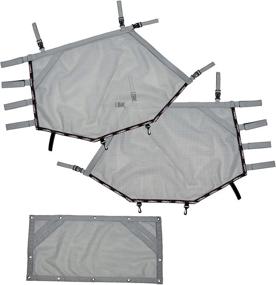 img 3 attached to Sresk RZR Shade Nets/UTV Window Net/Roll Cage Mesh Guard For Polaris RZR/ATV Cabs And Roofs (Gray)