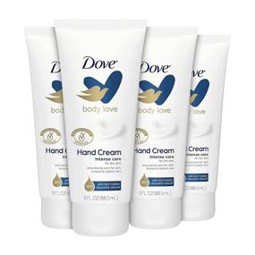 img 4 attached to Dove Body Love Intense Care Hand Cream - Softens, Smoothes & Moisturizes Rough or Dry Skin, 12 Oz