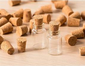img 1 attached to Small Cork Stoppers 100 Pack Tapered