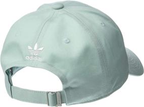 img 3 attached to Chic & Comfy adidas Women's Originals Outline Logo Relaxed Adjustable Cap in Ash Green/White – One Size Fits All