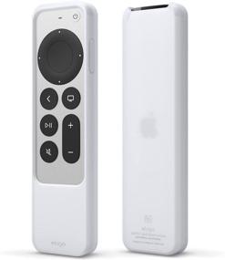 img 4 attached to 📺 elago R2 Slim Case for 2021 Apple TV 4K HD Siri Remote 2nd Gen - Slim & Lightweight Design, Scratch-Free Silicone, Shock Absorption, Full Access to Functions (Nightglow Blue)