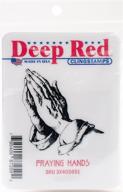 молитвенные руки deep red stamps логотип