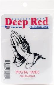 img 2 attached to Молитвенные руки Deep Red Stamps