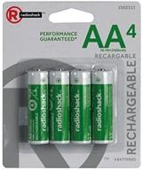 🔋 radioshack 1.2v/2500mah aa ni-mh rechargeable batteries (4-pack) logo