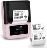 🎀 wireless bluetooth thermal pink label maker machine - ideal for jewelry, address & barcode labeling, organization and more! logo