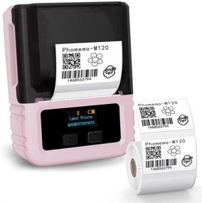 img 4 attached to 🎀 Wireless Bluetooth Thermal Pink Label Maker Machine - Ideal for Jewelry, Address & Barcode Labeling, Organization and More!