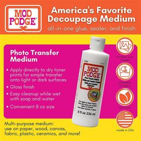 img 1 attached to 🖼️ Enhance Your Artistry with Mod Podge Photo Transfer Medium (8-Ounce) - CS15067