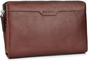 img 4 attached to 👜 Genuine Leather Handbags: BALIDIYA Business Men's Accessories Wallets, Card Cases & Money Organizers