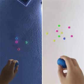 img 3 attached to 🎾 4-Pack Sticky Balls for Stress Relief - Wall Stickable and Slow-Release - Ideal for Kids and Adults - Satisfying Squishy Ceiling Balls