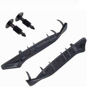 img 3 attached to 🚗 Замена резиновых концовых элементов рубероида Perfit Liner для FORD 2004-2008 F-150, 2006-2008 Mark LT - В комплекте с удерживающими штифтами - Совместимо с 4L3Z15022A69AA 4L3Z15022A68BA.