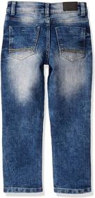 img 1 attached to 👖 Stylish Southpole Little Stretch Biker Denim: Boys' Clothing for Ultimate Comfort and Trendy Style