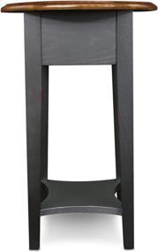 img 3 attached to 🔲 Leick Oval End Table in Slate Black