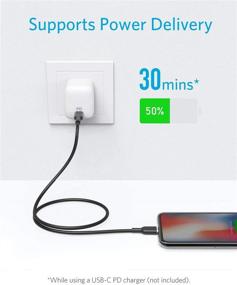 img 3 attached to 🔌 Кабель Anker USB C к Lightning: 3 фута сертифицированный MFi Powerline II для iPhone 13 Pro Max, AirPods Pro и других устройств