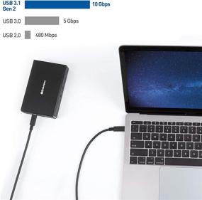 img 1 attached to 🔌 Сертифицированный кабель Cable Matters 10 Gbps Gen 2 USB C to USB C - 8K Видео и 100W Передача питания (черный, 3.3 фута, 1м)