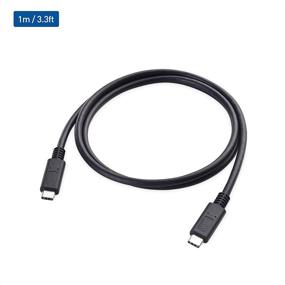 img 3 attached to 🔌 Сертифицированный кабель Cable Matters 10 Gbps Gen 2 USB C to USB C - 8K Видео и 100W Передача питания (черный, 3.3 фута, 1м)