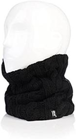 img 1 attached to HEAT HOLDERS Neck Warmer Black Women's Accessories for Scarves & Wraps