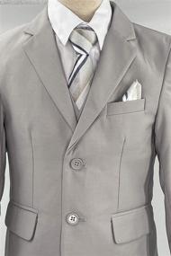 img 2 attached to 👶 Charcoal Bearer Outfit for Toddler Communion: Boys' Clothing for Suits & Sport Coats