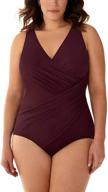 👙 flattering miraclesuit swimwear: sweetheart neckline & underwire support for women's swimsuits & cover ups logo