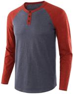 👕 qualitys casual t shirts: henley sleeve men's clothing for stylish shirts logo