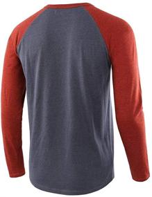 img 2 attached to 👕 QualityS Casual T Shirts: Henley Sleeve Men's Clothing for Stylish Shirts