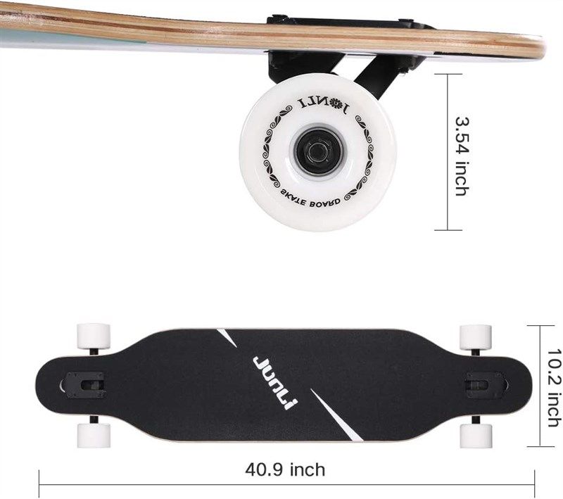 Junli 41 Inch Freeride Skateboard Longboard - Complete…