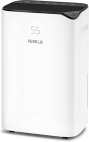 img 4 attached to 🌧️ HEVILLO 40 Pint Dehumidifier for 2000 Sq. Ft Home Basements - Intelligent Humidity Control, Continuous Drain Hose, Large Room Capacity