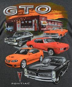 img 2 attached to 👕 Adult T-Shirt - Classic Multi Car Garage featuring the Joe Blow Pontiac GTO