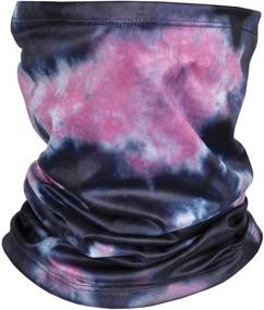 img 2 attached to 👧 Stay Safe and Stylish: Introducing iscream Child's Pretty in Print Gaiter Style Face Mask and Neck Covers