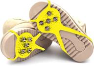 👢 milaloko kids' crampons - winter safety shoe grips for children, size 5-7 logo