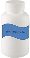 iron filings: convenient 1lb container for easy storage and usage logo