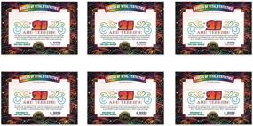 img 1 attached to Beistle Pack of 🏆 6 21 and Terrific Certificates, 5x7-Inch